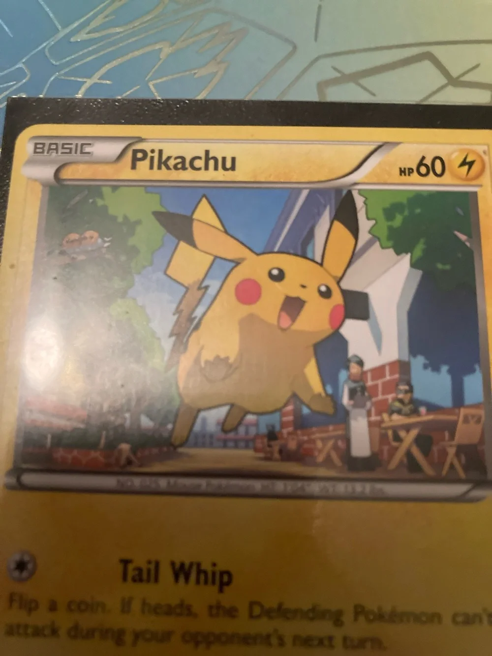 Pokemon Pikachu Trading Card - Yellow, Black